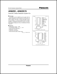 AN6291S datasheet: Dual dbx II Noise Reduction System ICs AN6291S