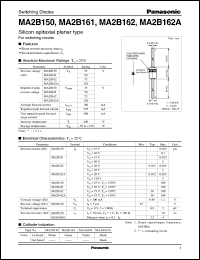 MA2B162 datasheet: Silicon epitaxial planer type switching diode MA2B162