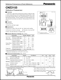 CNZ2153 datasheet: Reflective Photosensors CNZ2153