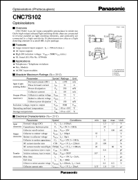 CNC7S102 datasheet: Optoisolators CNC7S102