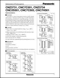 CNZ3731 datasheet: Optoisolators CNZ3731
