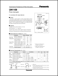 CNZ1109 datasheet: Photo Interrupters CNZ1109