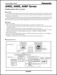 AN9DC00 datasheet: Analog master slice IC AN9DC00