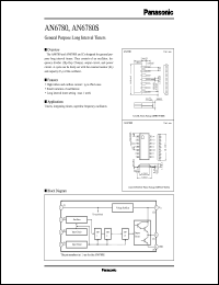 AN6780S datasheet: General Purpose Long Interval Timers AN6780S