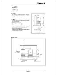 AN6721 datasheet: IGBT Drive IC AN6721