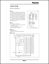 AN8612NSR datasheet: SCSI Active Terminator IC AN8612NSR