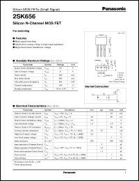 2SK0656 datasheet: Silicon N-Channel MOS FET 2SK0656