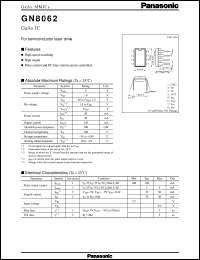 GN08062 datasheet: GaAs IC GN08062