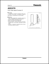 AN5337K datasheet: NTSC Video Signal Processor IC AN5337K