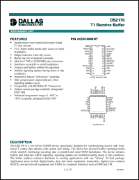 DS2176QN datasheet: T1 Receive Buffer DS2176QN