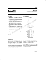 DS2186 datasheet: Transmit Line Interface DS2186