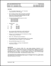 DS21Q554 datasheet: Quad E1 Transceiver (5V/3.3V) DS21Q554