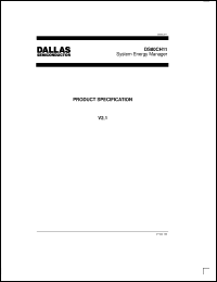 DS80CH11-E02 datasheet: System Energy Manager DS80CH11-E02