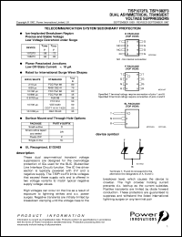 TISP1072F3DR datasheet:  Dual Asymmetrical Overvoltage TISP for Direct Coupled SLIC Protection TISP1072F3DR