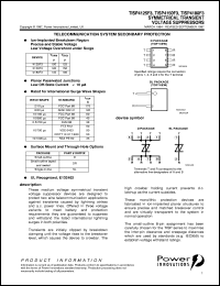 TISP4125F3D datasheet:  Single Symmetrical Overvoltage TISP for 2 Wire Systems TISP4125F3D