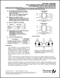 TISP61060P datasheet:  Dual Programmable Overvoltage Protectors - SLIC IC TISP61060P