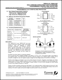 TISP61511D datasheet:  Dual Programmable Overvoltage Protectors - SLIC IC TISP61511D