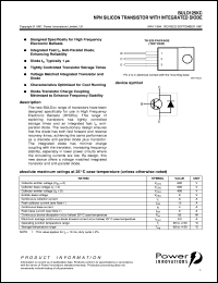 BULD125 datasheet: NPN Lighting Transistor BULD125