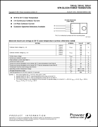 TIP31D datasheet: General purpose NPN transistor TIP31D