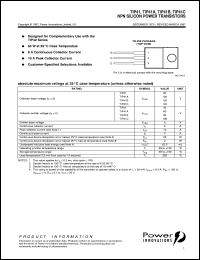 TIP41A datasheet: General purpose NPN transistor TIP41A