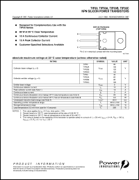 TIP33B datasheet: General purpose NPN transistor TIP33B