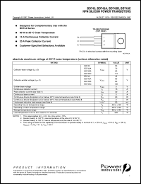 BD743 datasheet: General purpose NPN transistor BD743