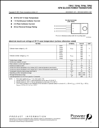 TIP48 datasheet: NPN switching transistor TIP48