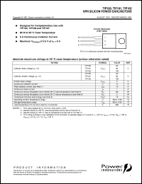 TIP102 datasheet: General purpose NPN Darlington transistor TIP102