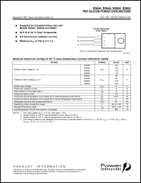 BD652 datasheet: General purpose PNP Darlington transistor BD652