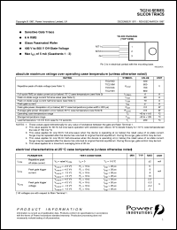 TIC216N datasheet: Triac TIC216N