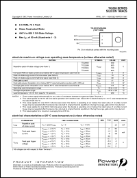 TIC226M datasheet: Triac TIC226M