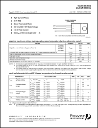 TIC256M datasheet: Triac TIC256M