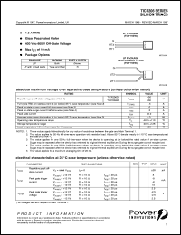 TICP206M datasheet: Triac TICP206M