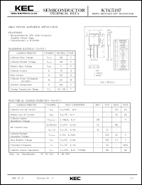 KTC5197 datasheet: NPN transistor for high power amplifier applications KTC5197