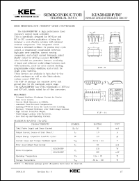 KIA3842BP datasheet: High performance current mode controller KIA3842BP