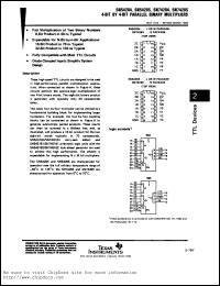 SN74284N datasheet: 4-bit by 4-bit parallel binary multiplier SN74284N