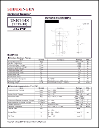 2SB1448 datasheet: Low-speed switching Darlington transistor 2SB1448