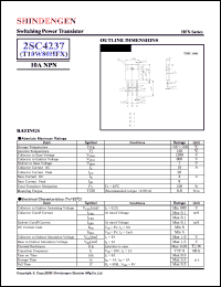 2SC4237 datasheet: High voltage high-speed switching bipolar NPN transistor 2SC4237