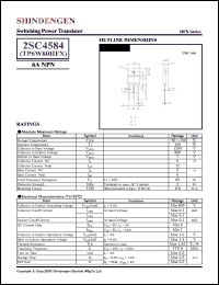 2SC4584 datasheet: High voltage high-speed switching bipolar NPN transistor 2SC4584