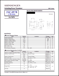 2SC4978 datasheet: Low-saturation high-speed voltage switching bipolar transistor 2SC4978