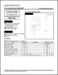 2SK2198 datasheet: N-channel high-speed switching MOSFET transistor 2SK2198
