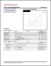 MA2410 datasheet: Power switching regulator MA2410