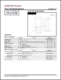 MA2420 datasheet: Power switching regulator MA2420