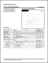 MA2440 datasheet: Power switching regulator MA2440