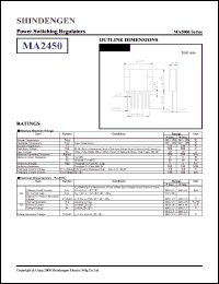 MA2450 datasheet: Power switching regulator MA2450