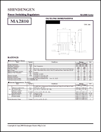 MA2810 datasheet: Power switching regulator MA2810