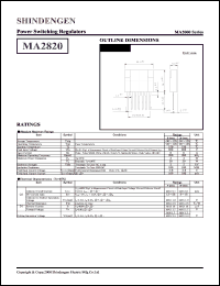 MA2820 datasheet: Power switching regulator MA2820