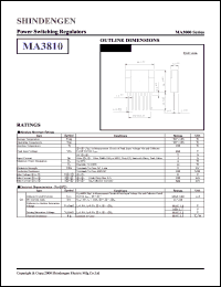 MA3810 datasheet: Power switching regulator MA3810