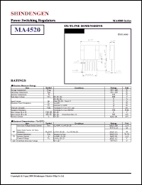 MA4520 datasheet: Power switching regulator MA4520