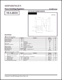 MA4810 datasheet: Power switching regulator MA4810